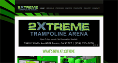 Desktop Screenshot of 2xtremejumparena.com